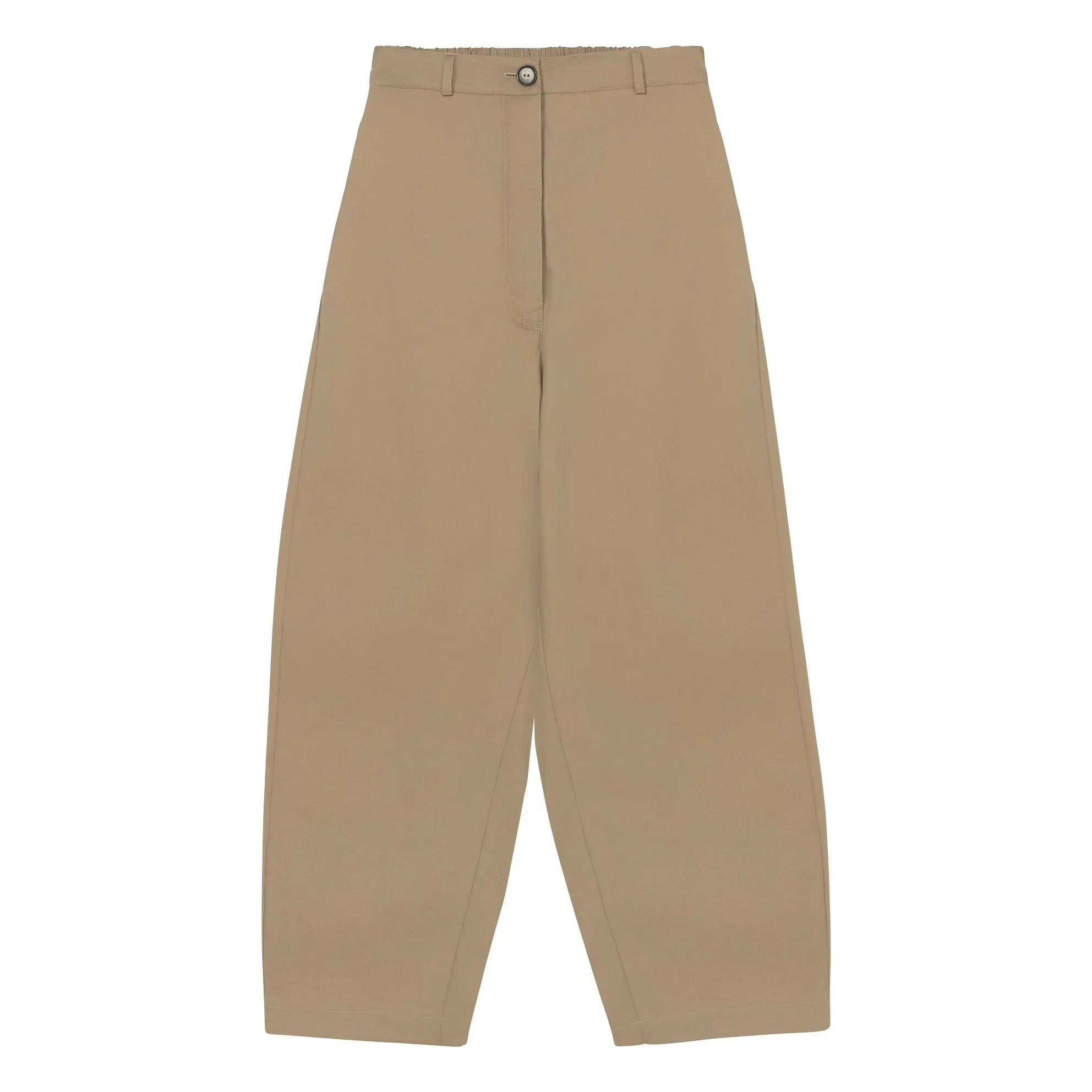 Cordera - Leinen-Baumwoll-Ballonhose | Camel