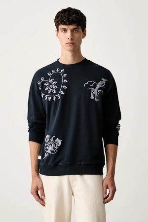 Scotch & Soda erkek pamuklu sweatshirt