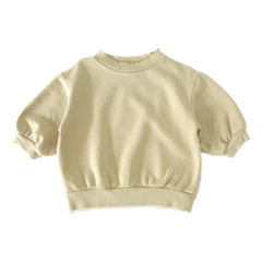 Longlivethequeen - Sweatshirt in Box | Blassgelb