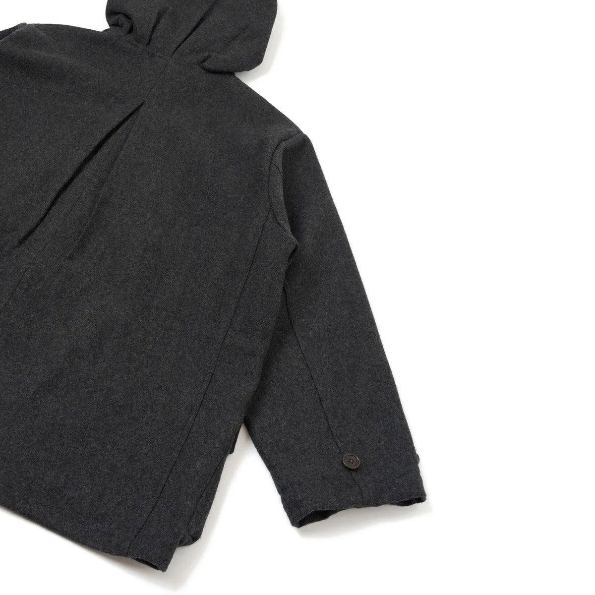Universal Works - Boston Wolle Parka | Dunkelgrau