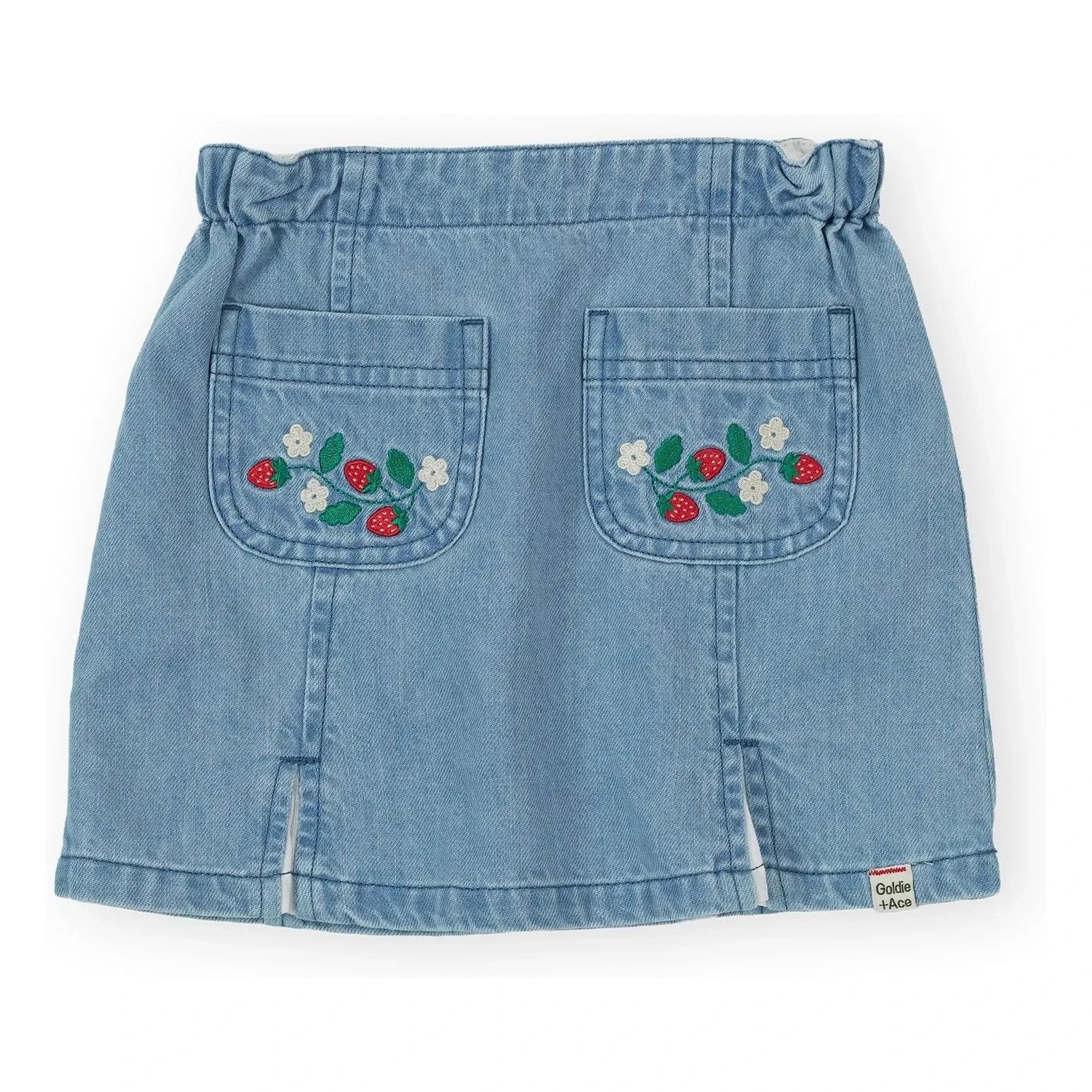 Goldie + Ace - Erdbeer Chambray Rock | Blau