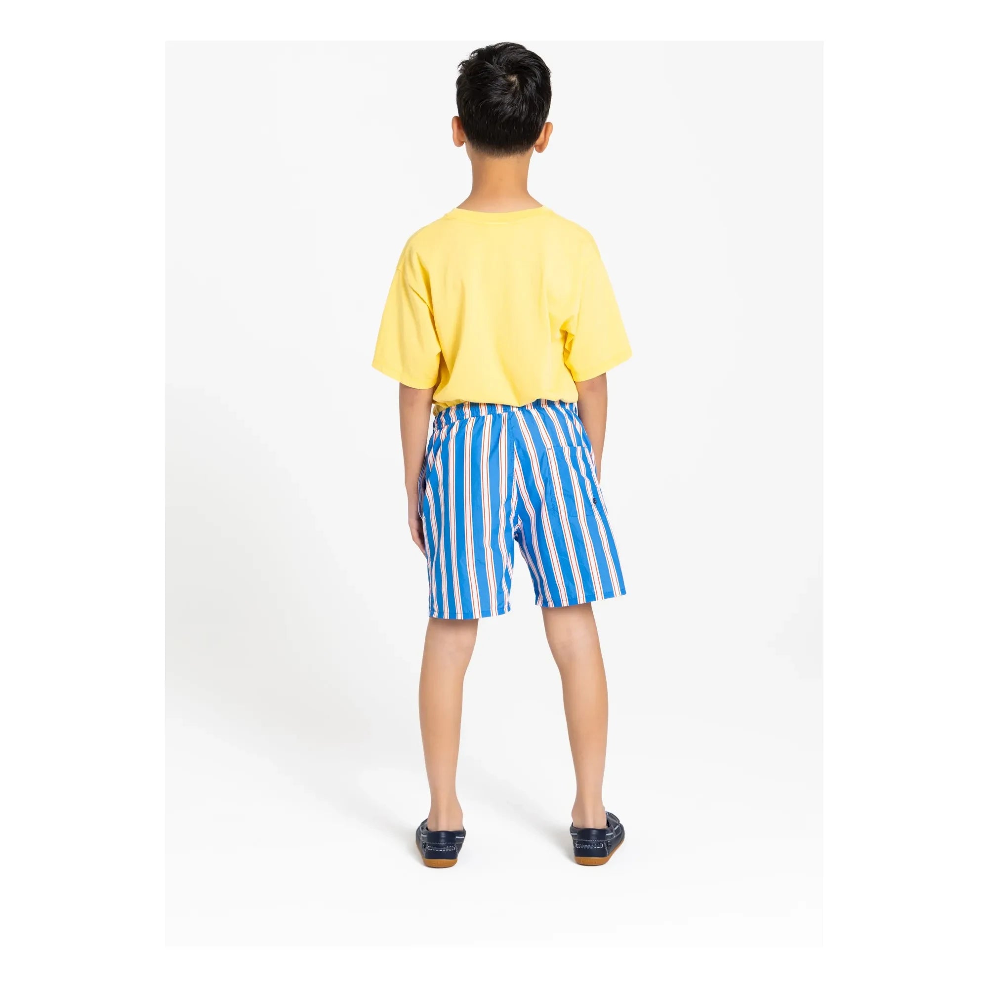 Smallable Kid - Archie Gestreifte Badehose | Elektroblau