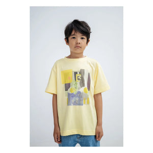 Repose AMS - Kunst T-Shirt Bio-Baumwolle | Blassgelb