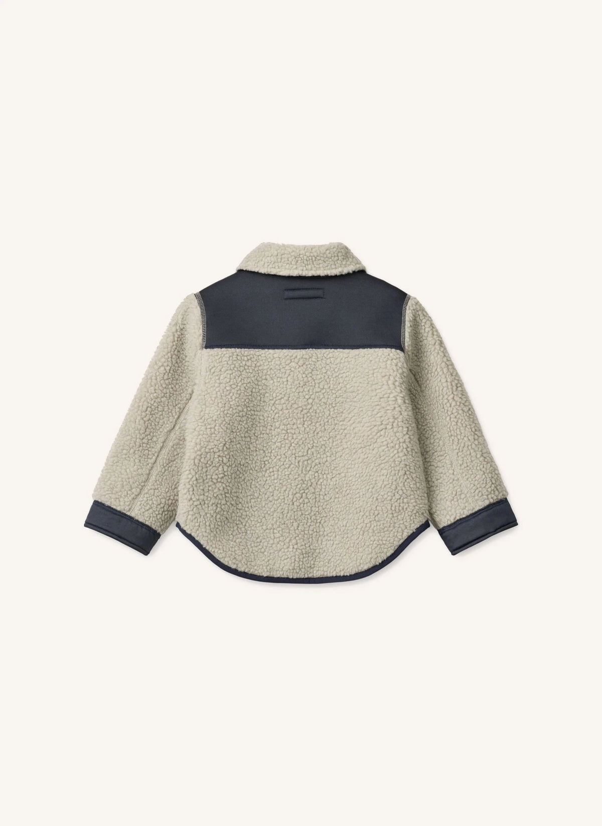 Liewood - Elian Gecycled Polyester Sherpa Overshirt | Beige
