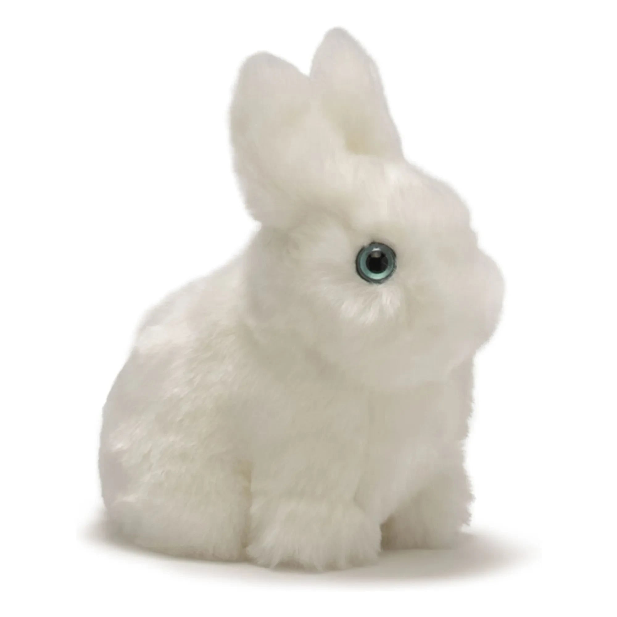 La Pelucherie - Plüschhase Léon 15 cm | Weiß