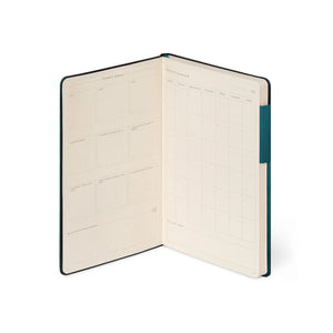 Legami - Liniert Notizbuch mit monochromem Softcover - Tiefteal - Mein Notizbuch