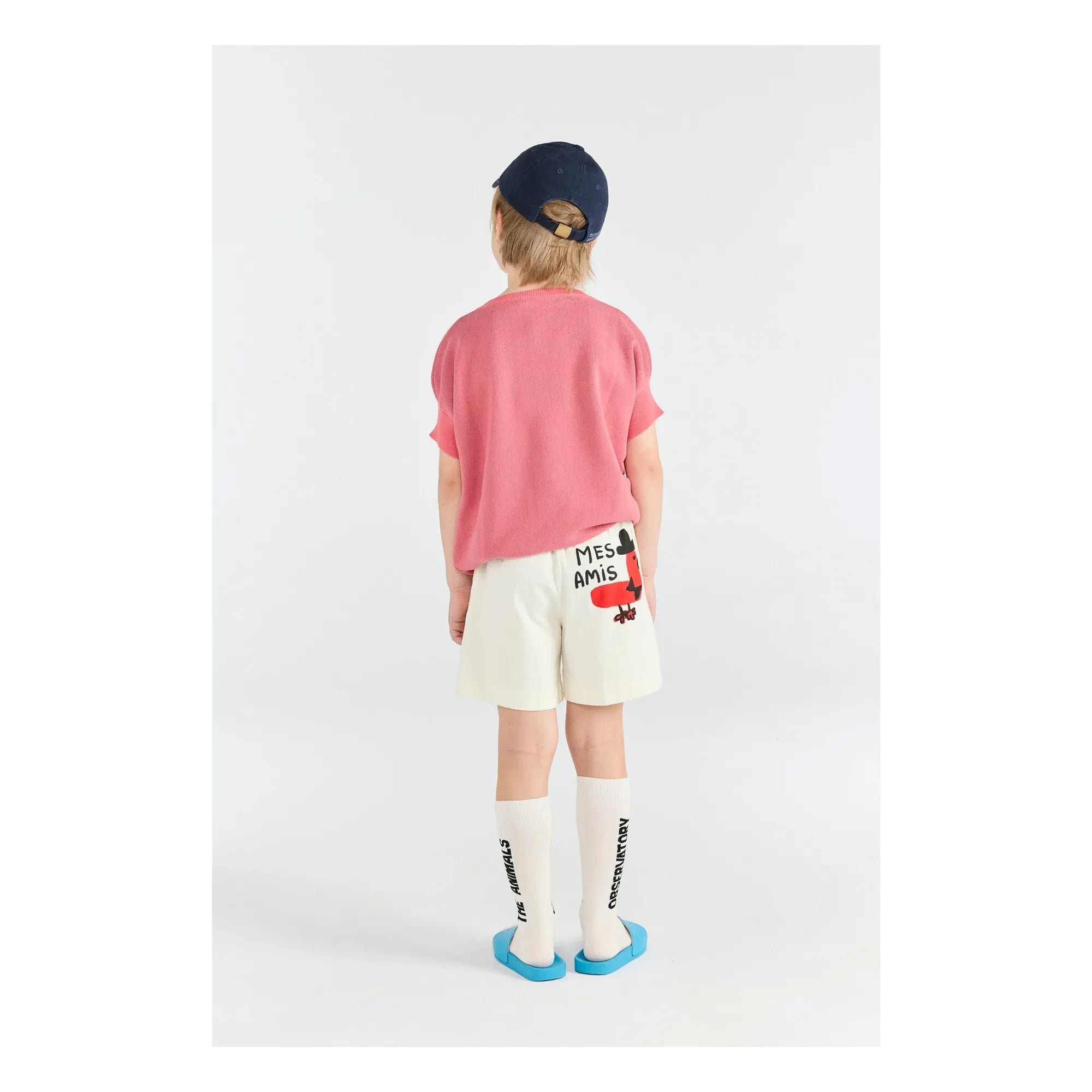 The Animals Observatory - Rosa Kurzarm-Pullover