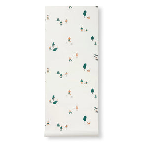 Ferm Living Kids - Park Tapete | Gebrochenes Weiß