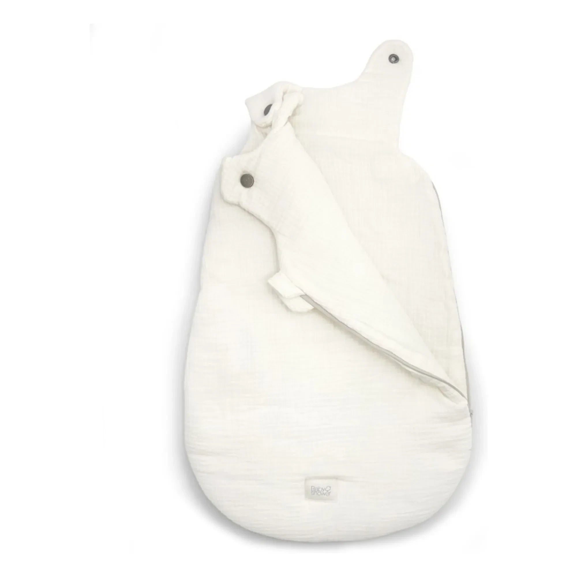 Babyshower - Baby-Schlafsack aus Musselin-Baumwolle | Creme