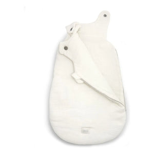 Babyshower - Baby-Schlafsack aus Musselin-Baumwolle | Creme
