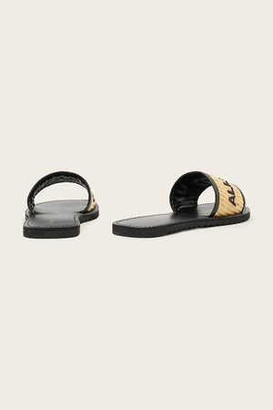 AllSaints Kadın Deri Sandalet Hoxton Slider
