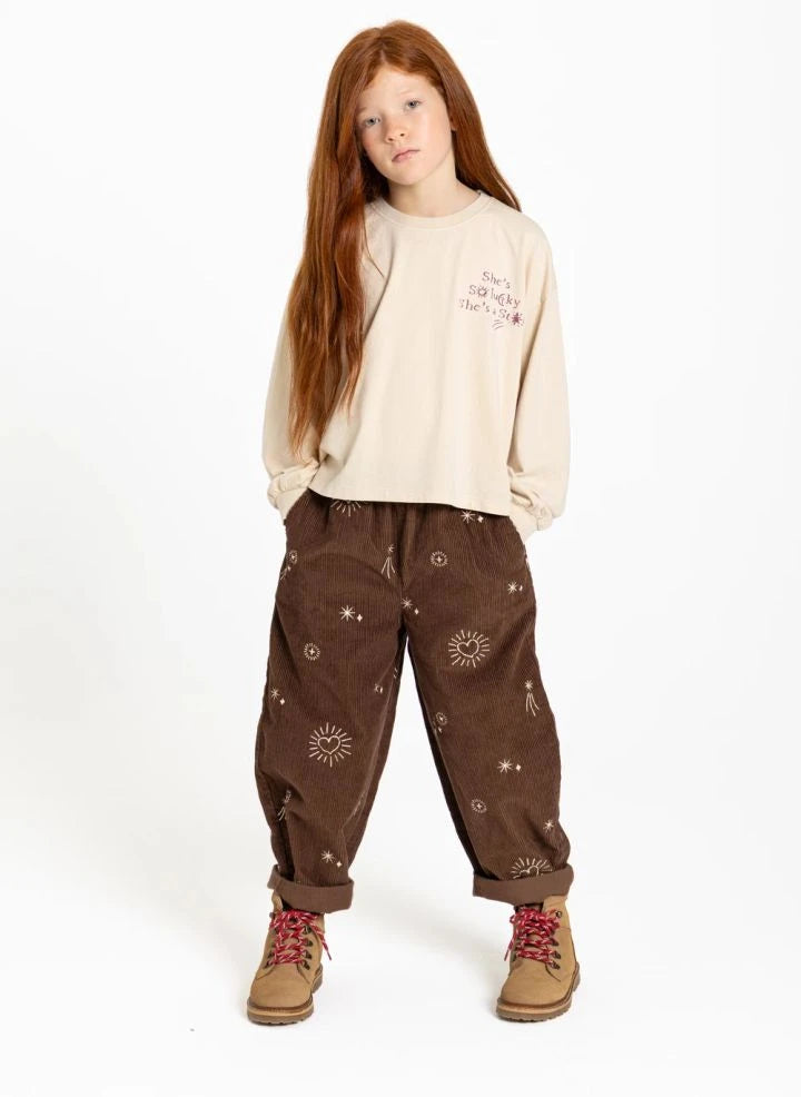 Hundred Pieces - Gianna Samt Hose
