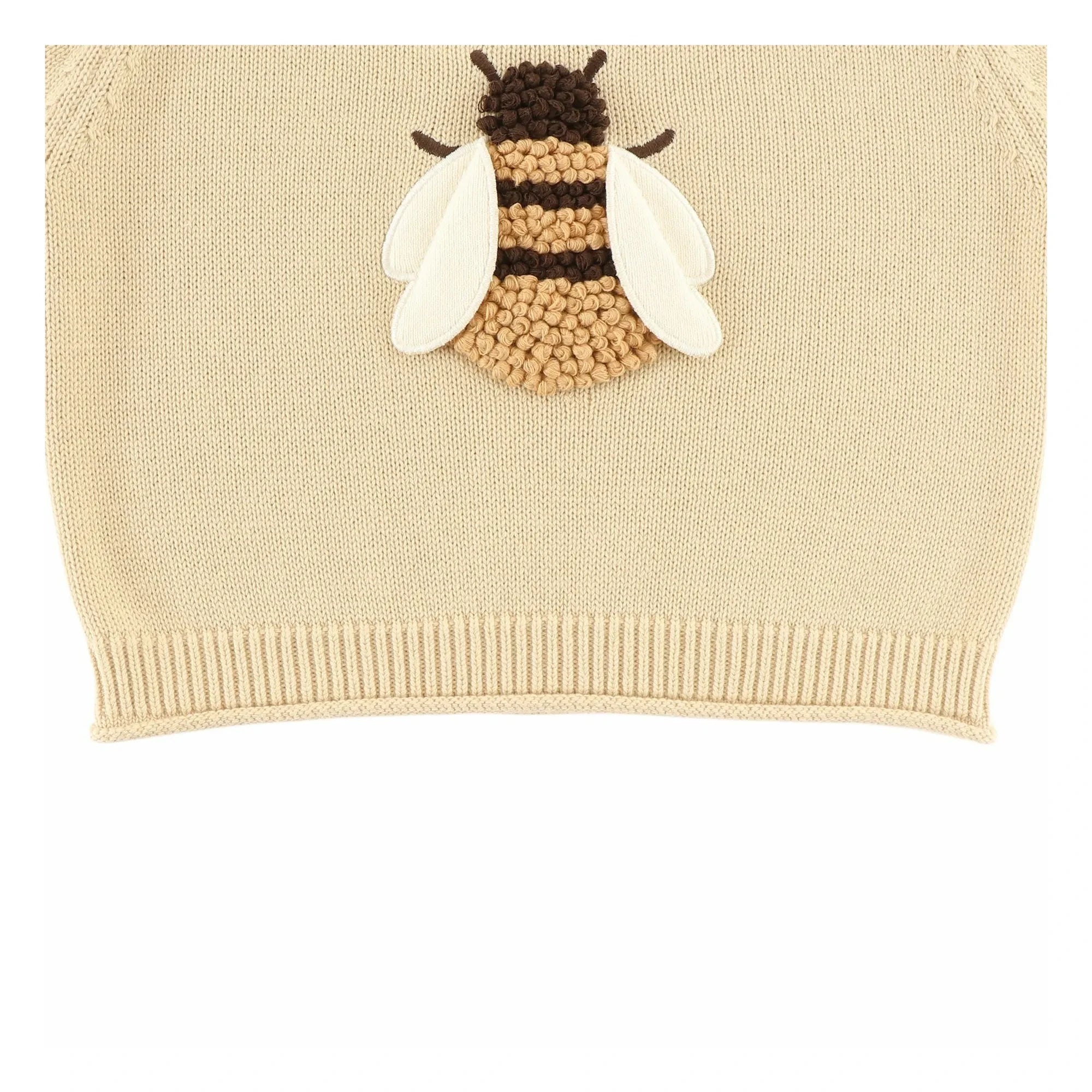 Donsje - Valenthe Abeille Bio-Baumwoll Pullover | Hellgelb