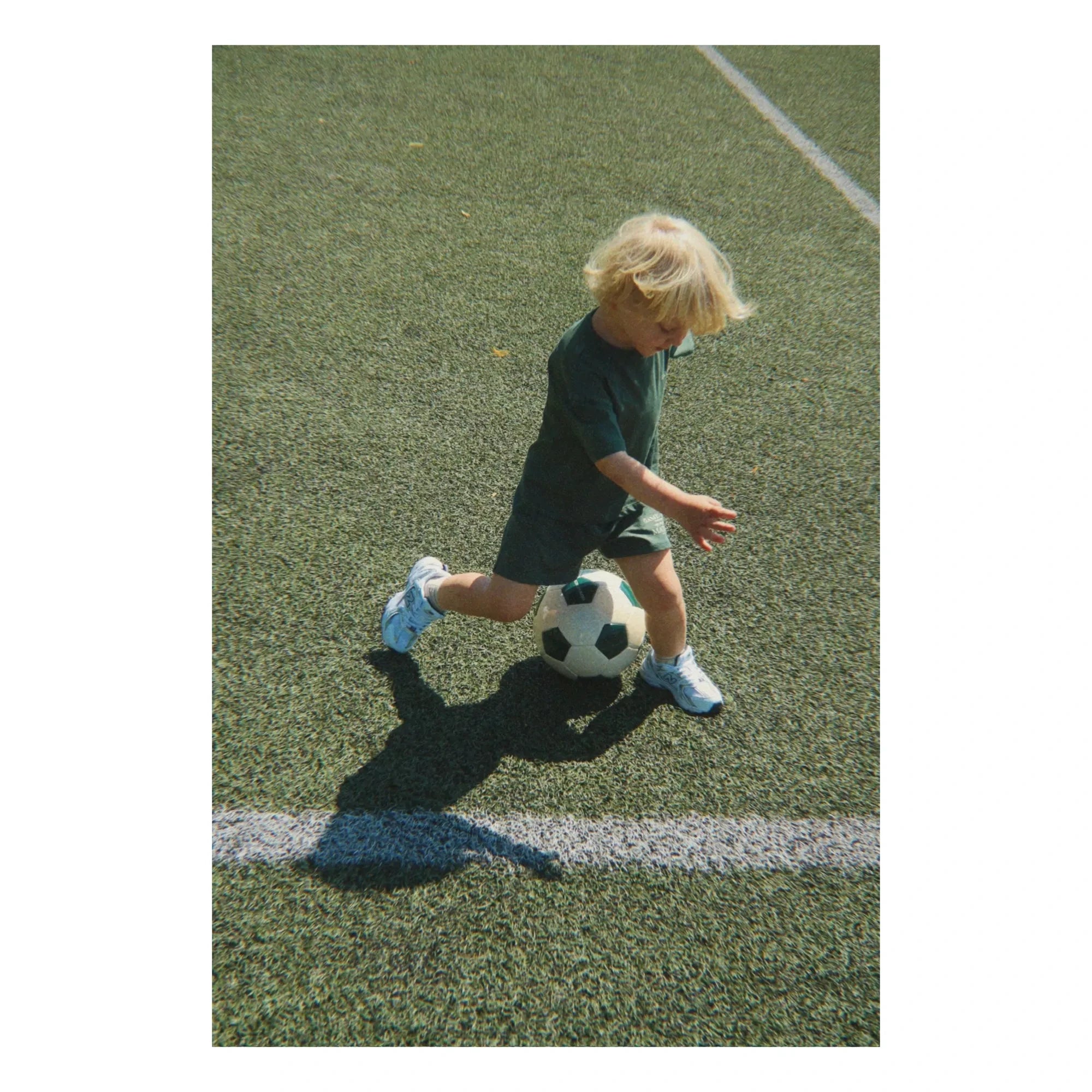 Konges Sløjd - Famo Tennis Bio-Baumwoll-T-Shirt und Shorts Set | Dunkelgrün