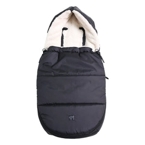 Kaiser - Sherpa Fleece Hoody 2.0 Universeller Fußsack | Schwarz