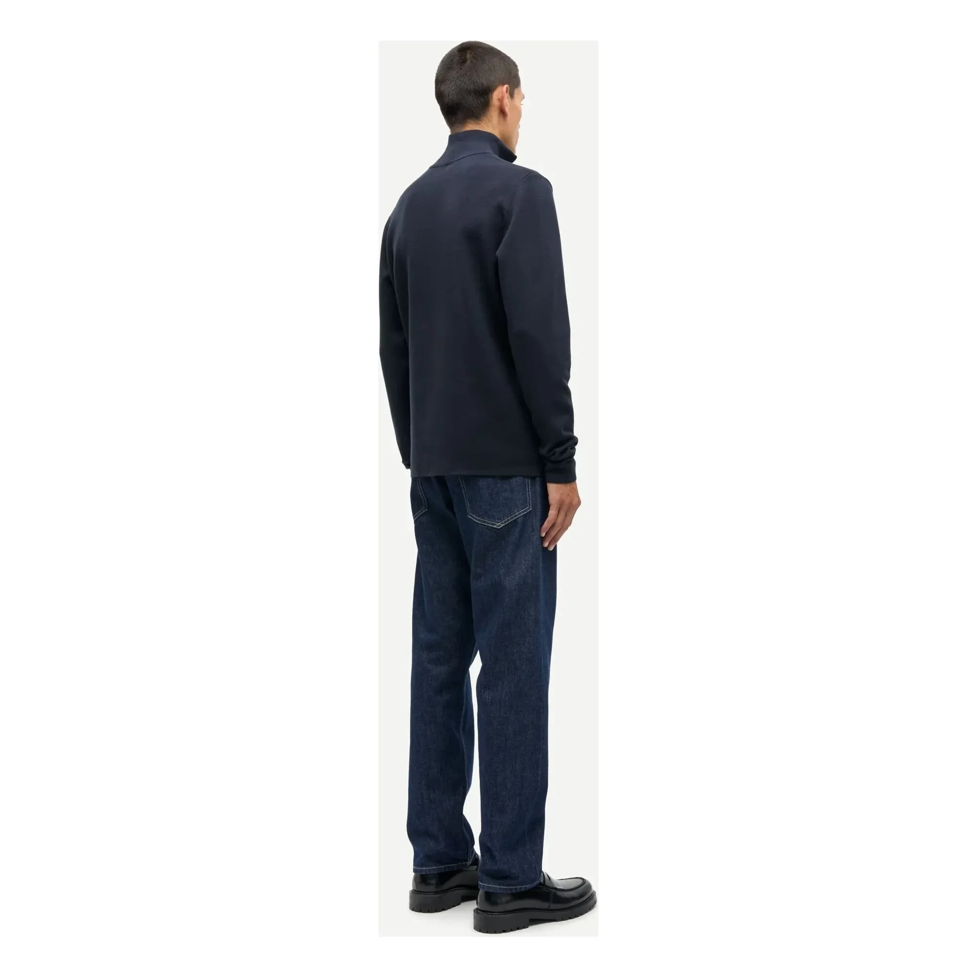 Samsoe Samsoe - Gunan Half-Zip-Sweatshirt | Dunkelblau
