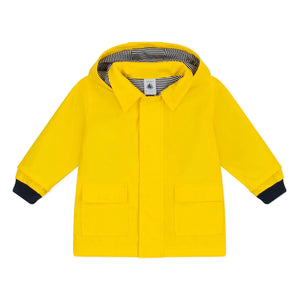 Petit Bateau - Regenjacke Kultiges Modell aus recycelten Fasern für Babys | Gelb