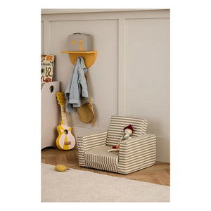 Kid's Concept - Gestreifter Kaminsessel | Sand