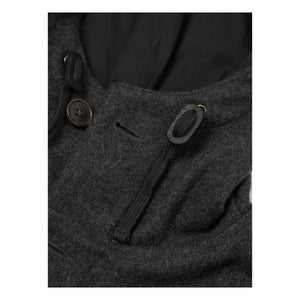 Universal Works - Boston Wolle Parka | Dunkelgrau