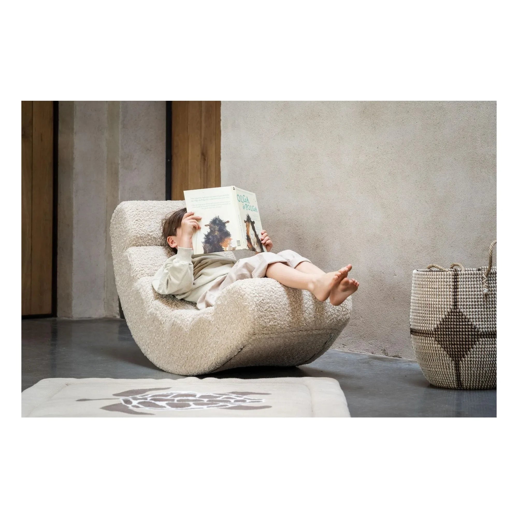 Quax - Bananen-Kindersessel | Beige