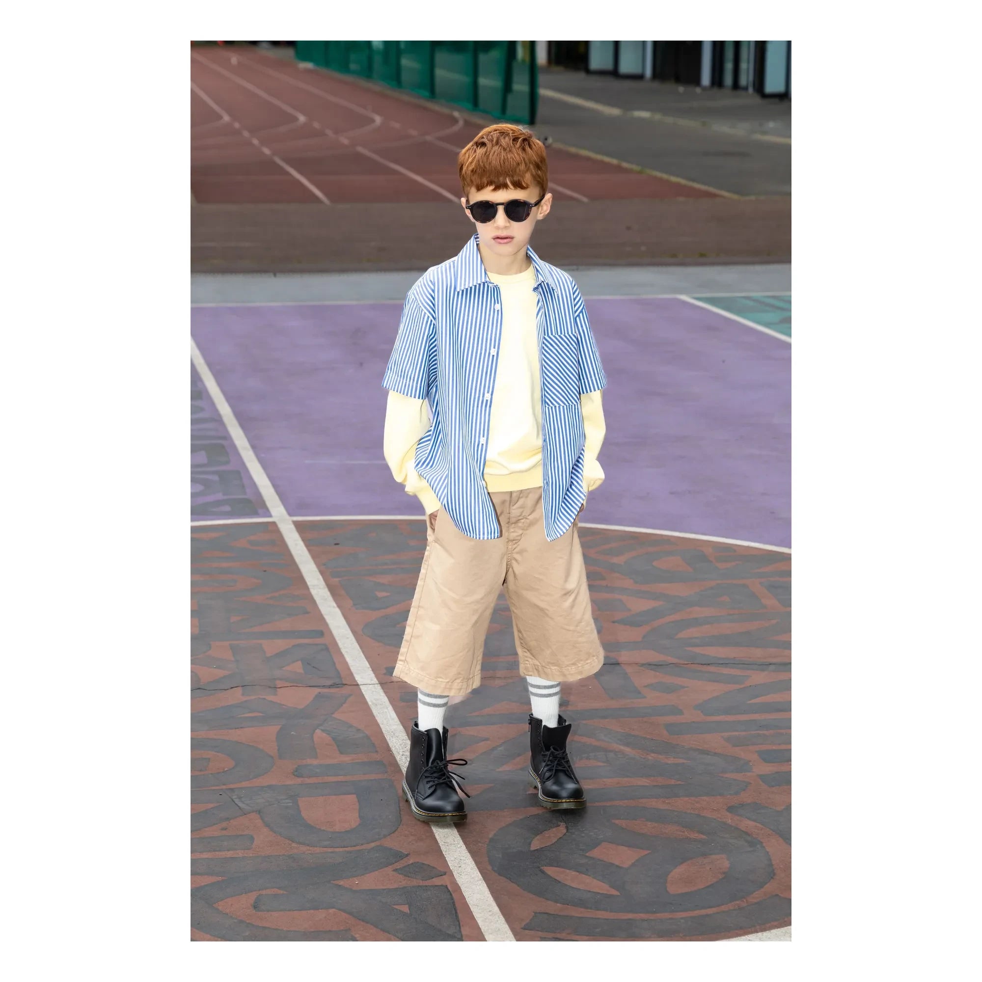 Finger in the nose - Oversize Blow Sweat Bio-Baumwolle | Zitronengelb