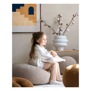 Wigiwama - Teddy-Pouf | Beige