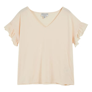 Emile et Ida - T-Shirt Babio aus Bio-Baumwolle | Creme