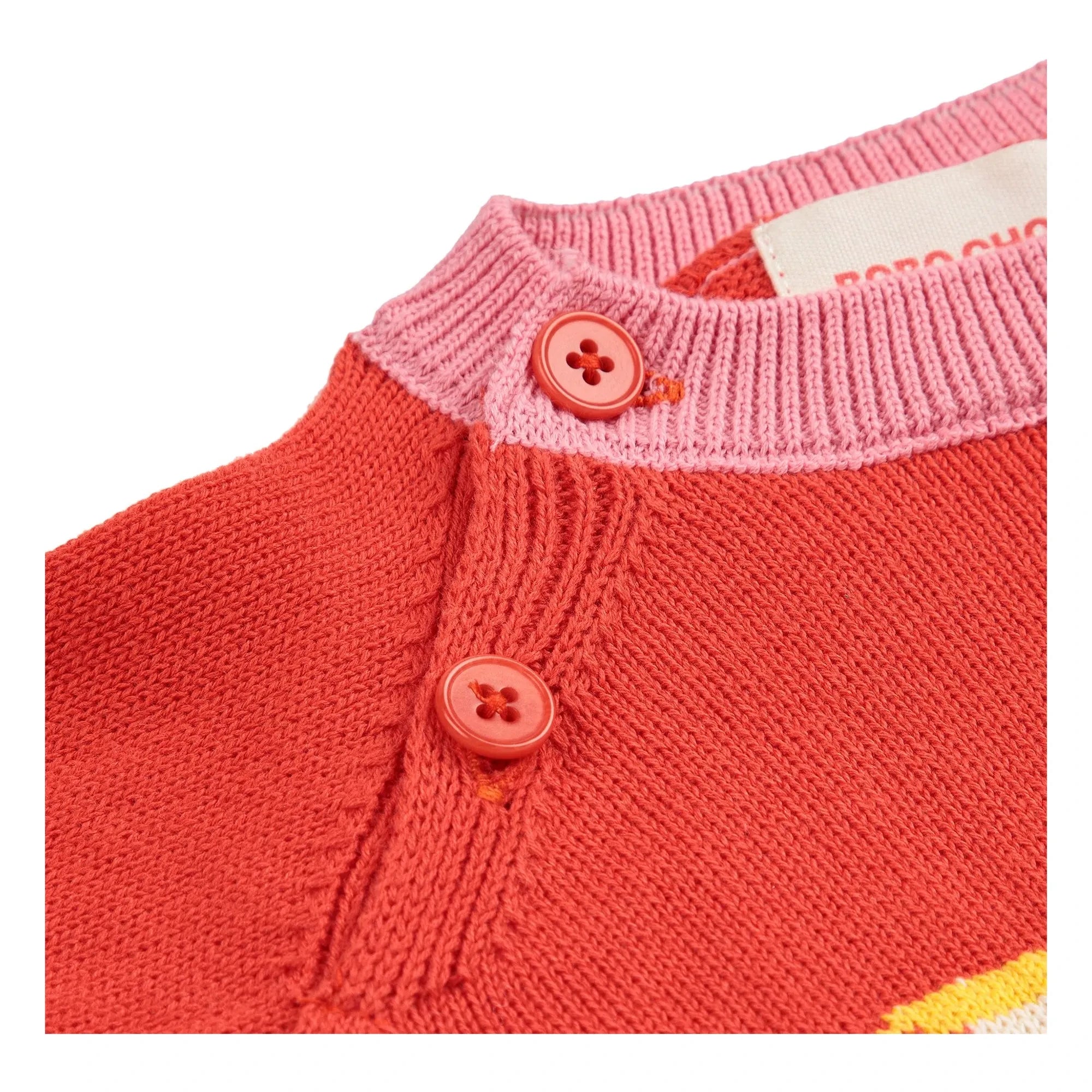 Bobo Choses - Schaukelpferd-Pullover aus Bio-Baumwolle | Rot