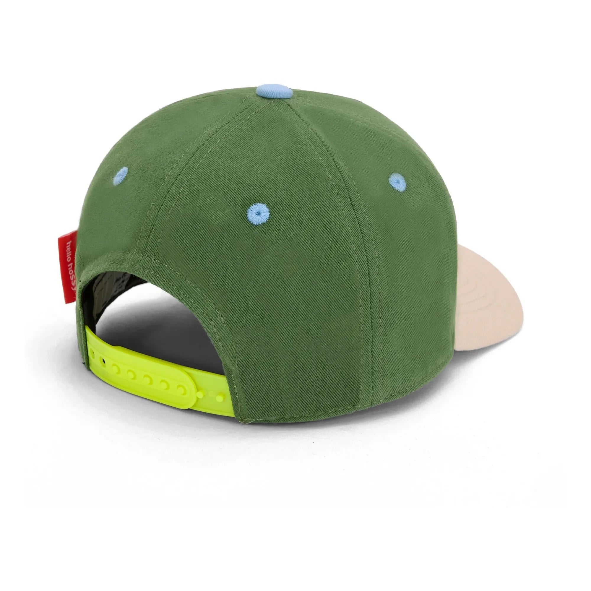 Hello Hossy - Organische Baumwolle Mini Curved Visor Cap | Grün