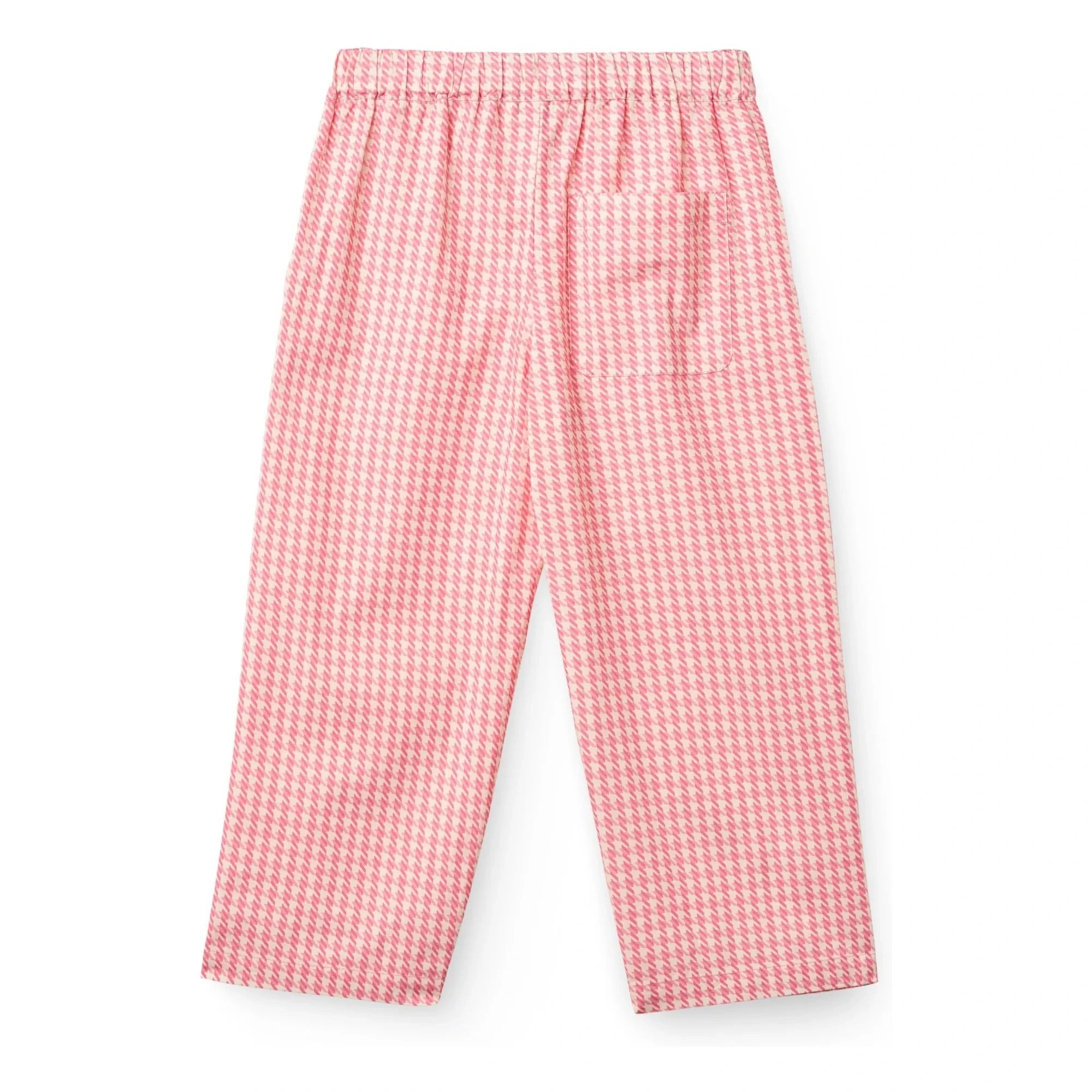 Copenhagen Colors - Pied de Poule Bio-Baumwollhose | Pink