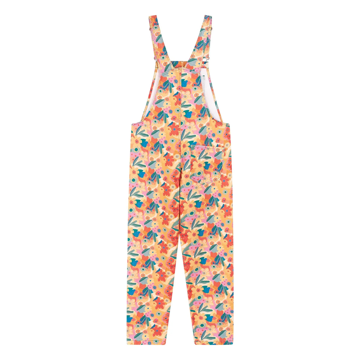 Favorite People - Latzhose mit Blumenmuster Toskana - Damenkollektion | Orange