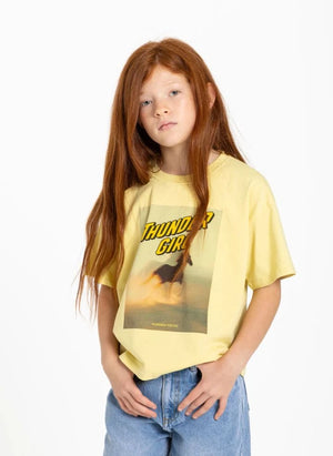 Hundred Pieces - Luna Pferd T-Shirt | Helles Gelb