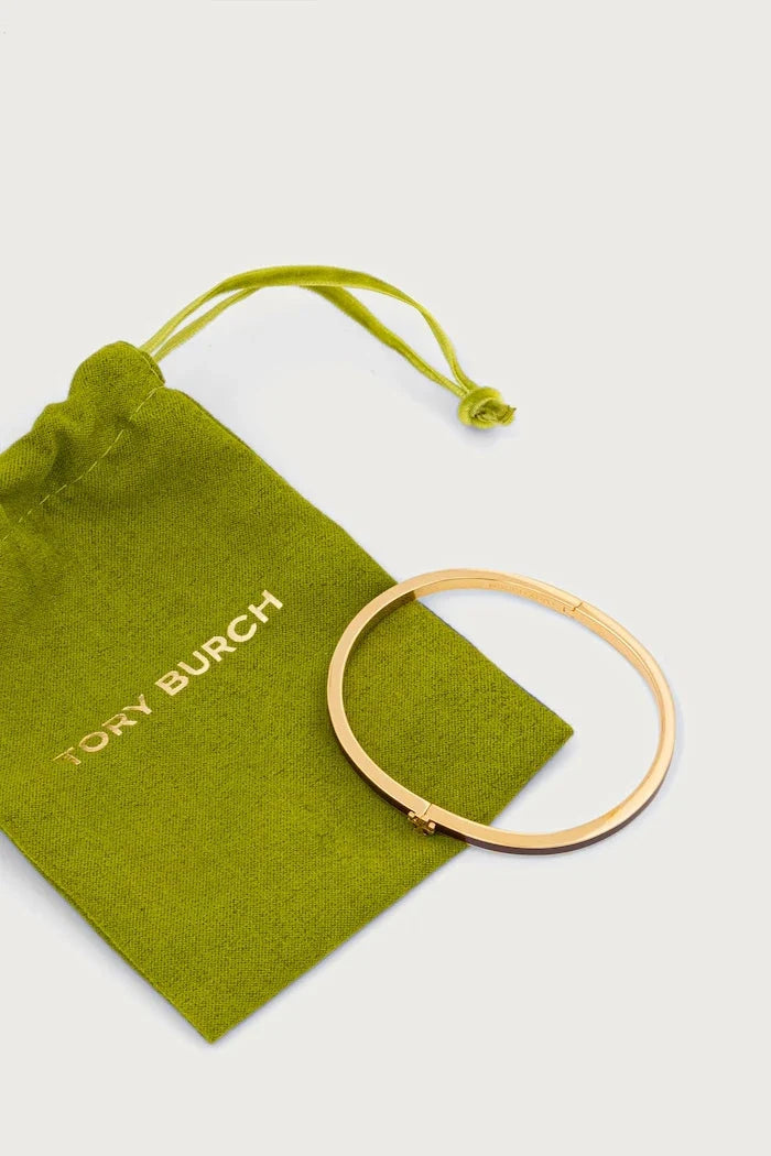 Tory Burch Kadın Pirinç ve Emaye Bilezik Thin Icon
