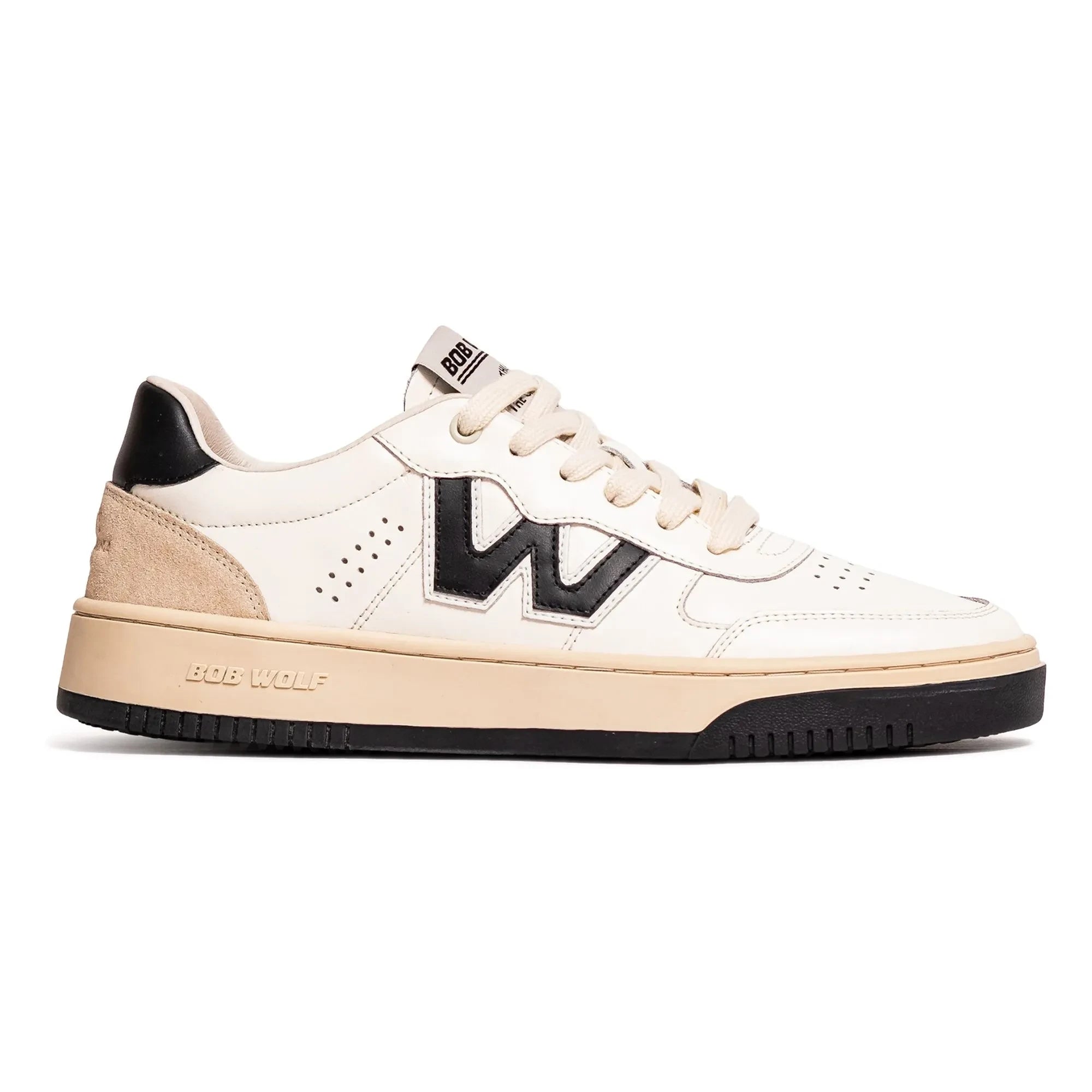 Bob Wolf - Legacy Deri ve Süet Sneakers | Siyah