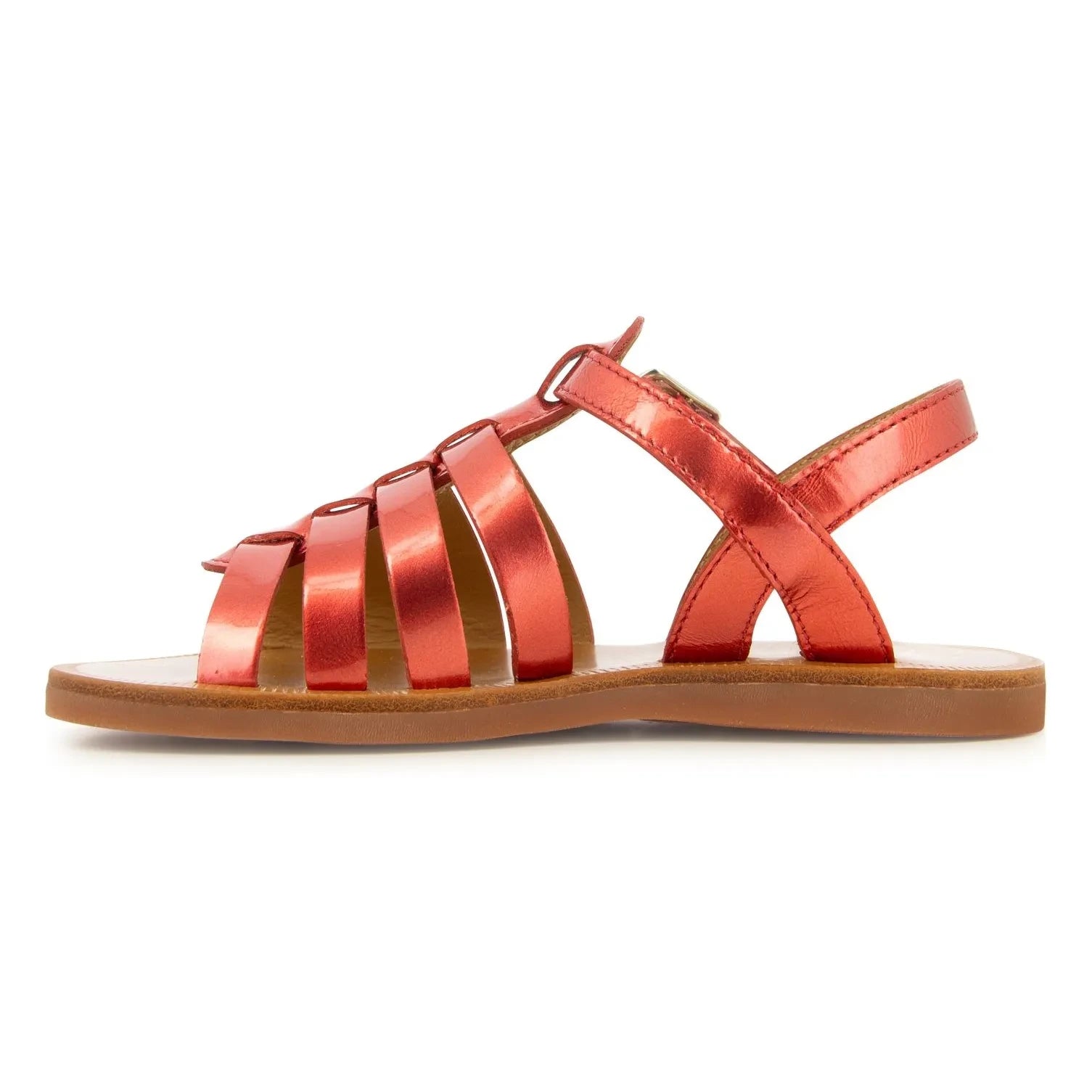 Pom d'Api - Plagette Riemchensandalen | Rot