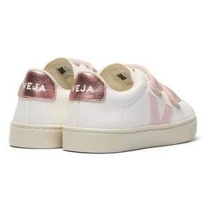 Veja - Esplar Deri Çizik Sneakers | Beyaz