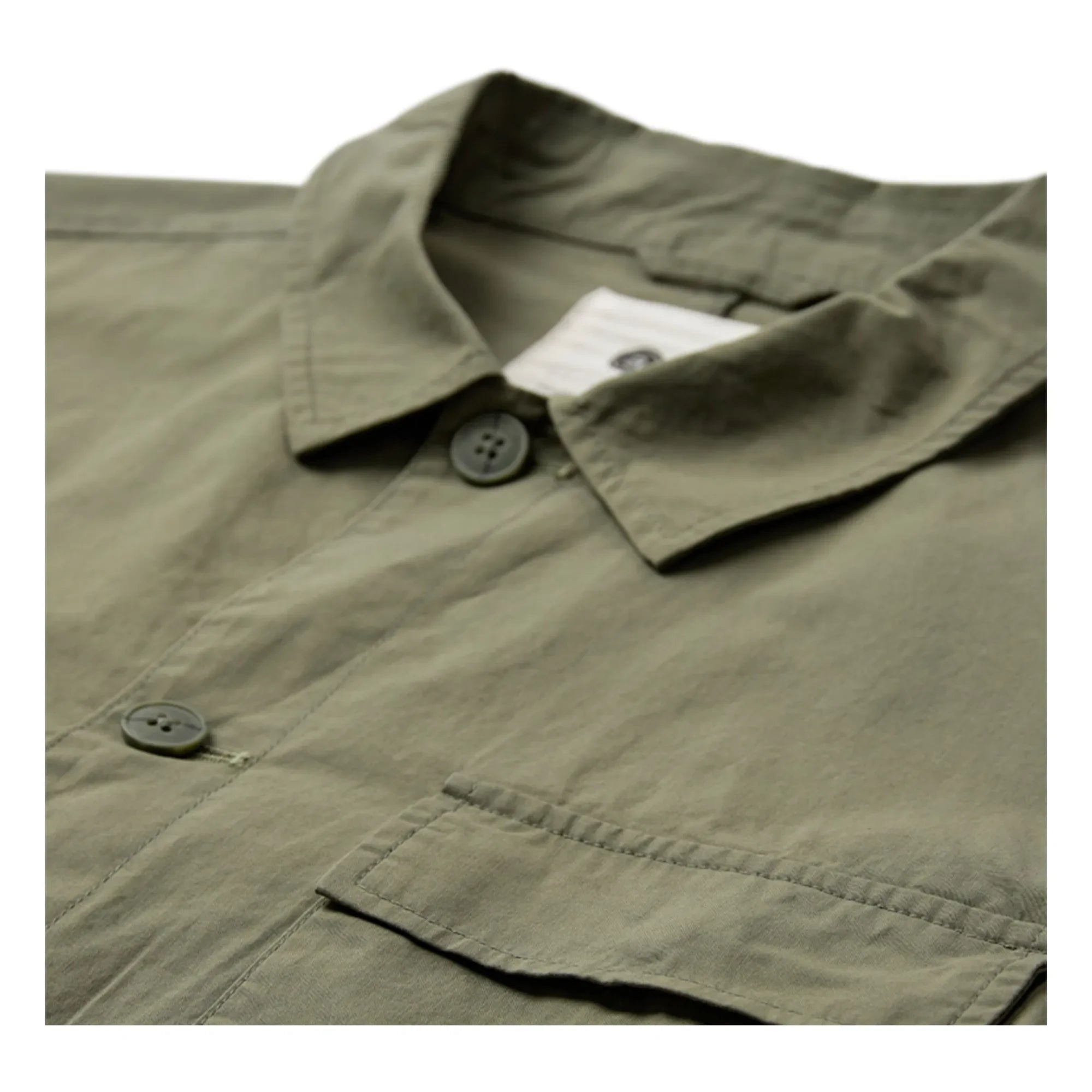 Anerkjendt - Akodin Baumwoll-Overshirt | Khaki