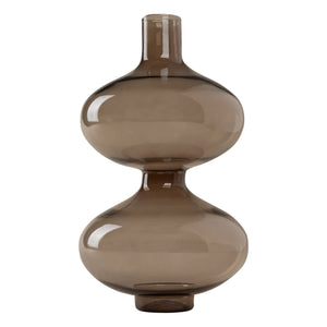 Los Objetos Decorativos – Rauchige Borosilikatvase | Braun