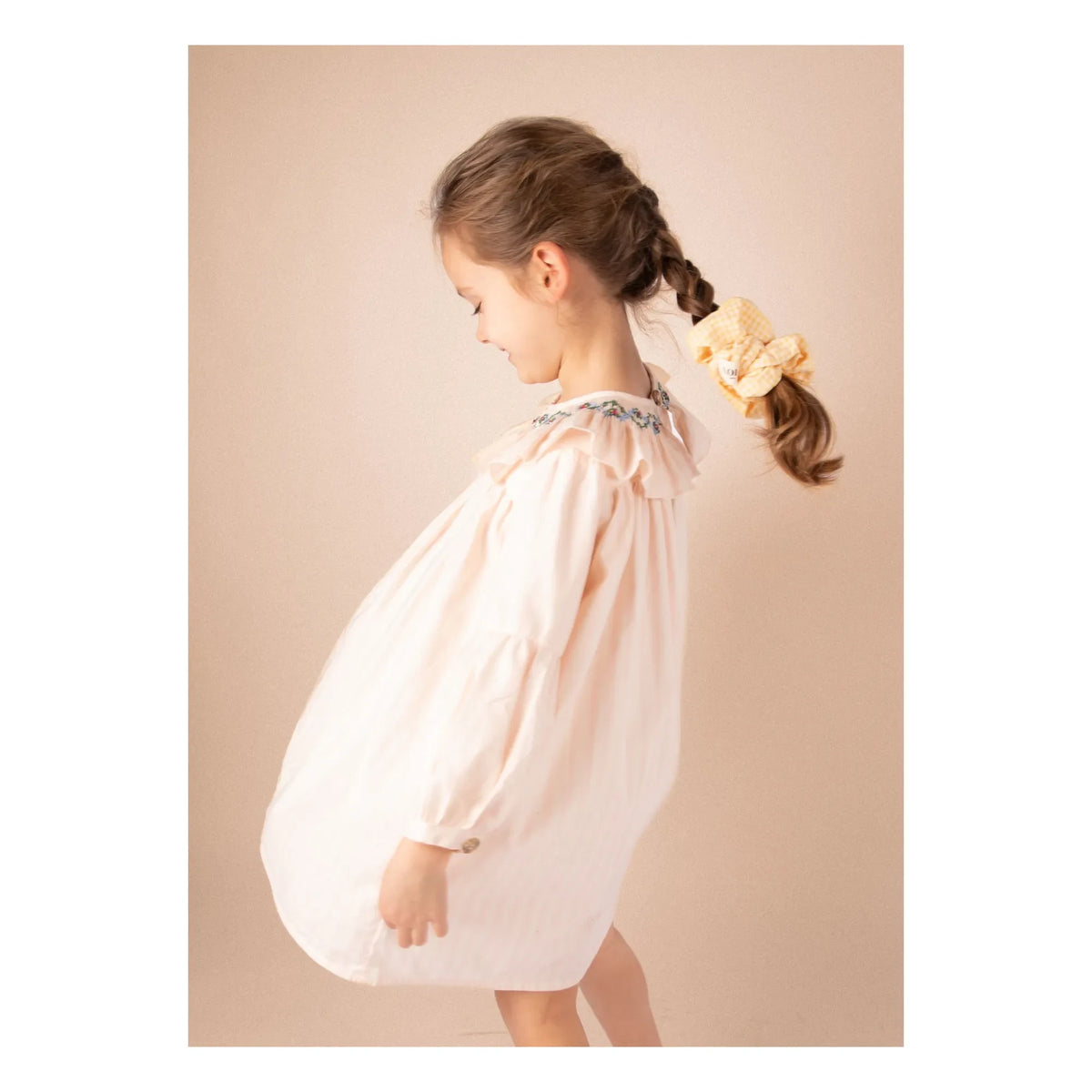 Loir - Chouchou Lou Vichy Bio-Baumwolle | Gelb