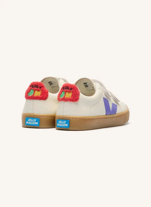Veja - Scratch Sneakers Kleine Esplar Veja x Jelly Mallow Leder | Weiß