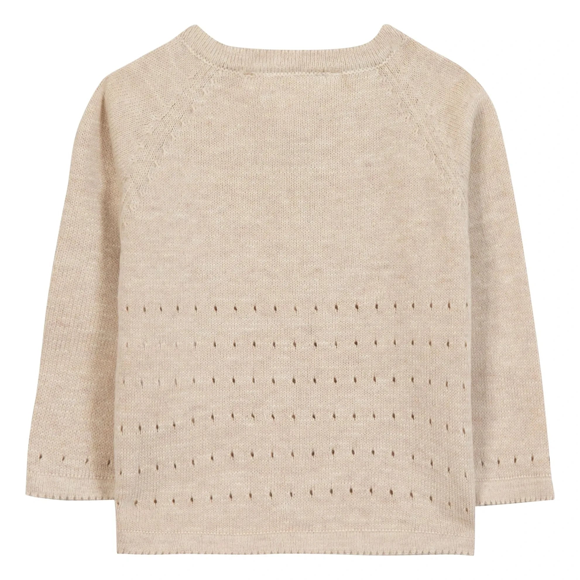 Tartine et Chocolat - melierte Strickjacke | Beige