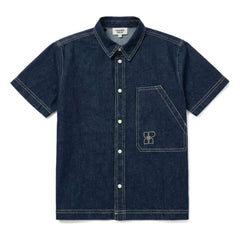 Hundred Pieces - Wayne Jeanshemd | Dunkelblau