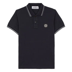 Stone Island - Marineblaues Polo-Logo