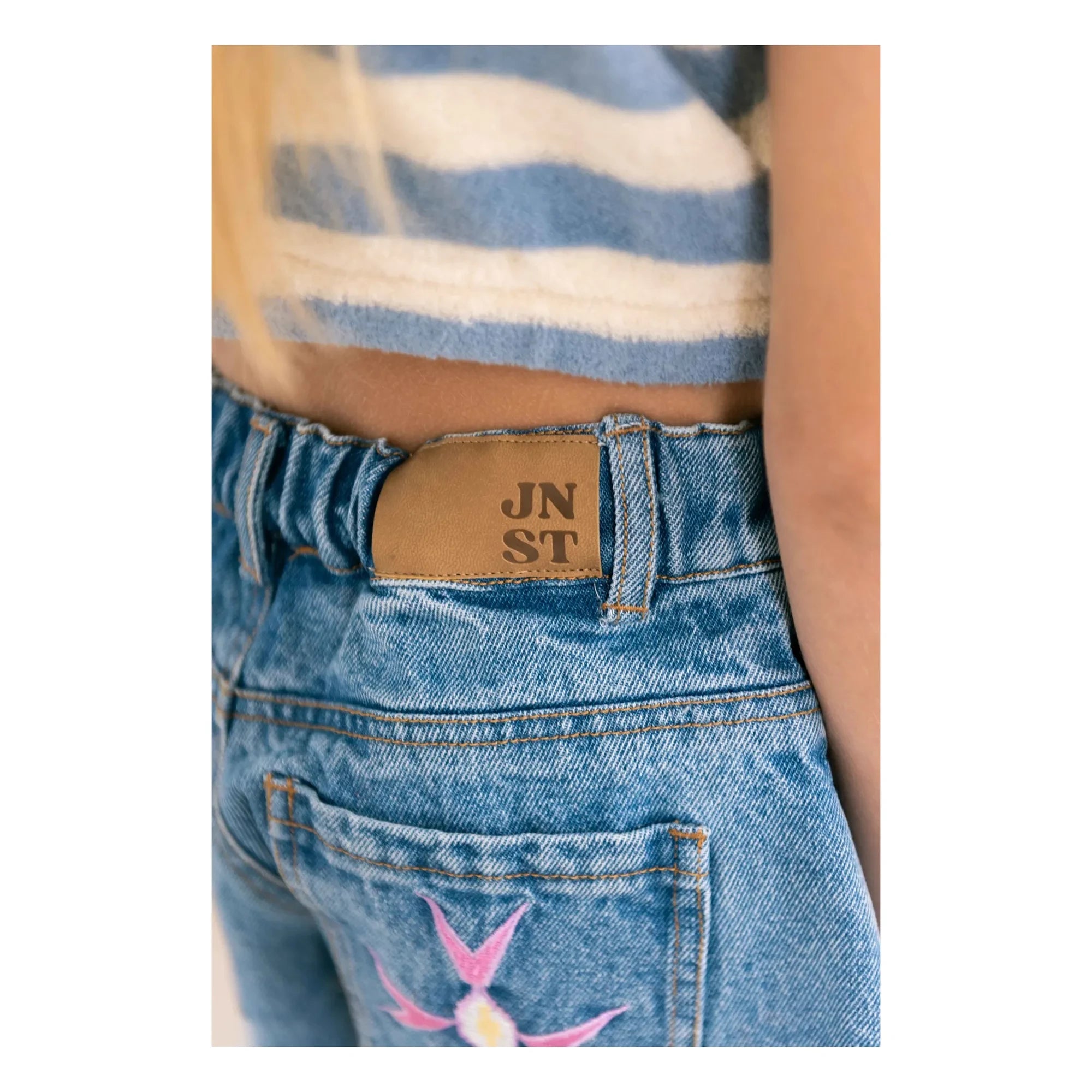 Jenest - Lilou Bio-Baumwoll-Denim-Shorts | Blau