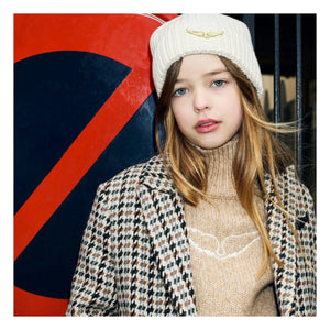 Zadig & Voltaire - Wollcardigan mit Knöpfen und Flügelärmeln | Beige