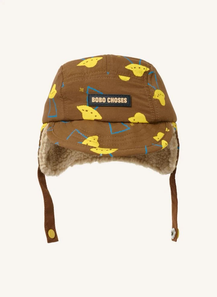 Bobo Choses - Sherpa Cap Soucoupes Recycelte Faser | Braun