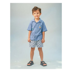 Gingersnaps - Pablo Twill-Shorts | Blau