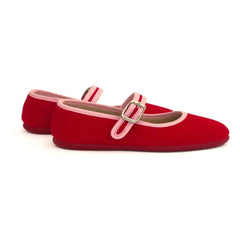 Hermosilla - Poppy Ballerinas | Rot