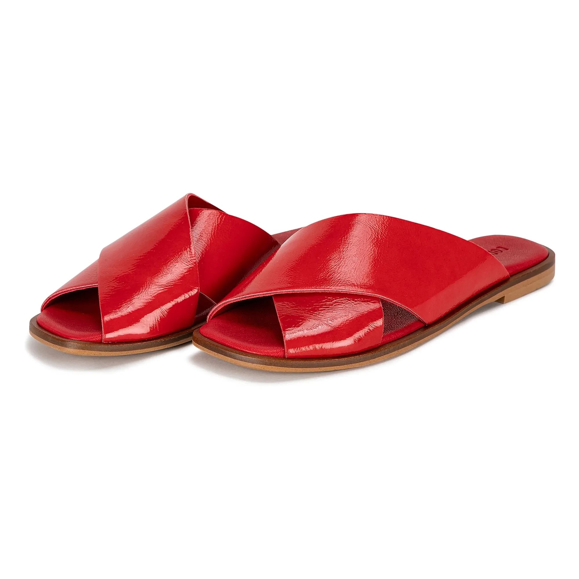 Bobo Choses - Rote Lackleder Sandalen