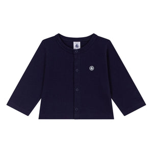 Petit Bateau - Strickjacke aus Bio-Baumwolle | Nachtblau
